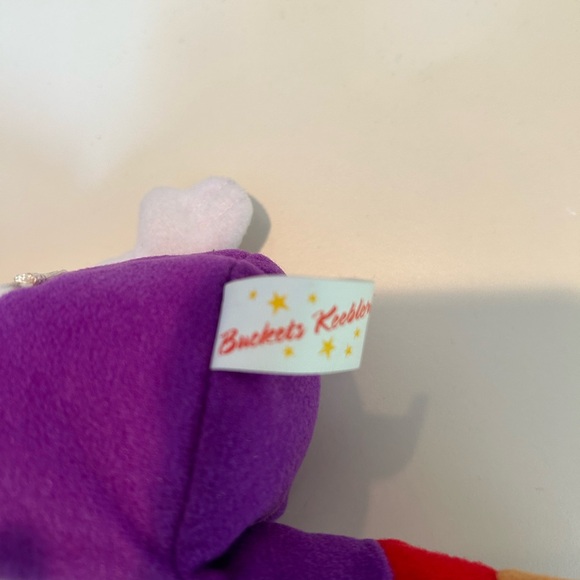 VINTAGE KEEBLER Elf Buckets Keebler Plush Toy 12" Beanie Kitchen Chef - Picture 4 of 6